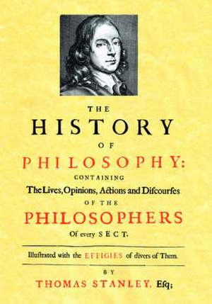 The History of Philosophy (1701) de Thomas Stanley