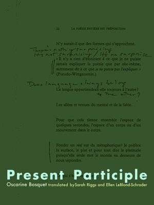 Present Participle de Oscarine Bosquet