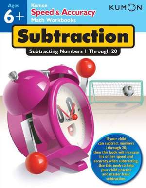 Subtraction: Subtracting Numbers 1-20 de Kumon Publishing