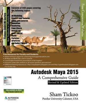 Autodesk Maya 2015 de Prof Sham Tickoo Purdue Univ