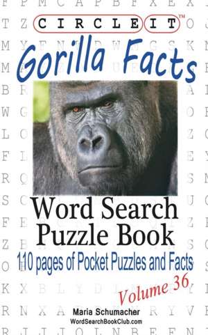 Circle It, Gorilla Facts, Word Search, Puzzle Book de Lowry Global Media LLC