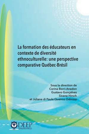 La formation des éducateurs en contexte de diversité ethnoculturelle de Corina Borri-Anadon