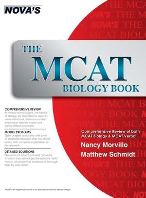 The MCAT Biology Book de Nancy Morvillo