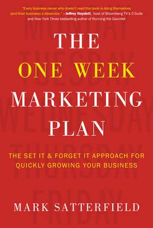 The One Week Marketing Plan de Mark Satterfield