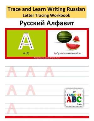 Trace and Learn Writing Russian Alphabet de Harshish Patel