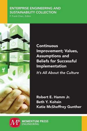 Continuous Improvement; Values, Assumptions, and Beliefs for Successful Implementation de Robert E. Hamm Jr.