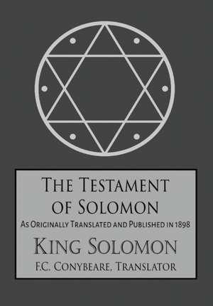 The Testament of Solomon de King Solomon