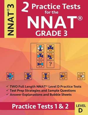 2 Practice Tests for the NNAT Grade 3 Level D de Origins Publications