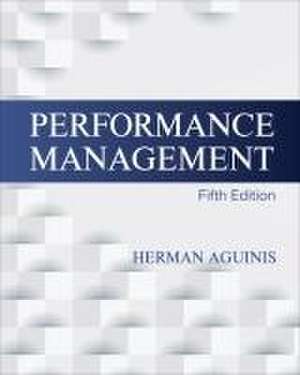 Performance Management de Herman Aguinis