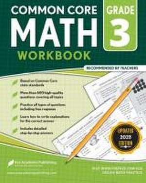 Common Core Math Workbook: Grade 3 de Ace Academic Publishing