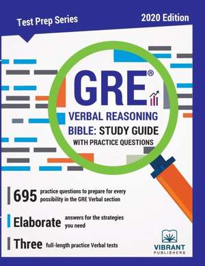 GRE Verbal Reasoning Bible de Vibrant Publishers