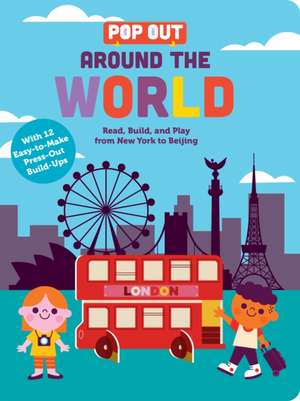 Pop Out Around the World: Read, Build, and Play from New York to Beijing. An Interactive Board Book About Diversity and Cities Around the World de Duopress