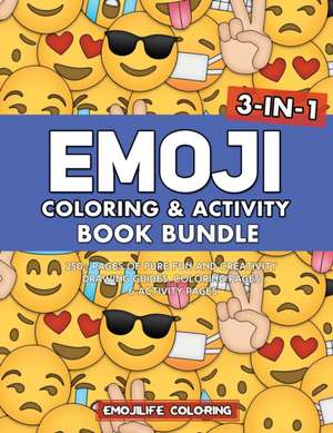 Emoji Coloring & Activity Book Bundle de Emojilife Coloring