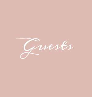 Guests Hardcover Guest Book de Murre Book Decor