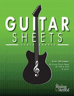 Guitar Sheets Scale Chart Paper de Christian J. Triola