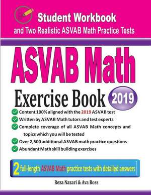 ASVAB Math Exercise Book de Reza Nazari