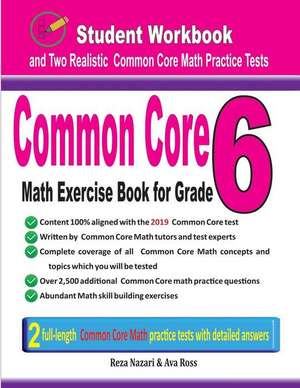 Common Core Math Exercise Book for Grade 6 de Reza Nazari