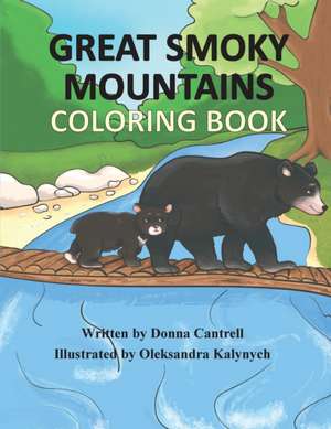 Great Smoky Mountains Coloring Book de Donna Cantrell