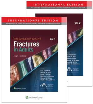 Rockwood and Green's Fractures in Adults de Paul Tornetta, III MD