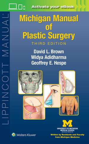 Michigan Manual of Plastic Surgery de David L. Brown MD