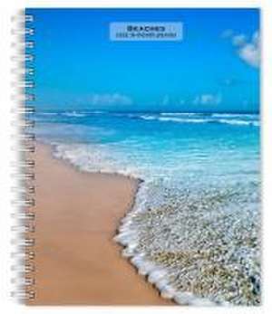 Beaches 2025 6 X 7.75 Inch Spiral-Bound Wire-O Weekly Engagement Planner Calendar New Full-Color Image Every Week de Browntrout