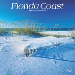 Florida Coast 2025 12 X 24 Inch Monthly Square Wall Calendar Plastic-Free de Browntrout