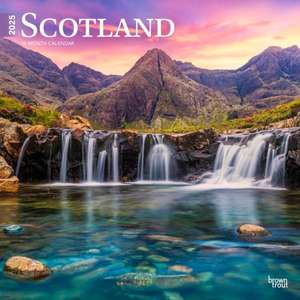 Scotland 2025 12 X 24 Inch Monthly Square Wall Calendar Plastic-Free Browntrout UK United Kingdom Scenic de Browntrout