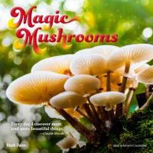 Magic Mushrooms 2025 12 X 24 Inch Monthly Square Wall Calendar Plastic-Free de Brush Dance