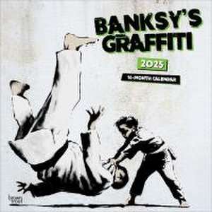 Banksy's Graffiti Official 2025 12 X 24 Inch Monthly Square Wall Calendar Plastic-Free de Browntrout