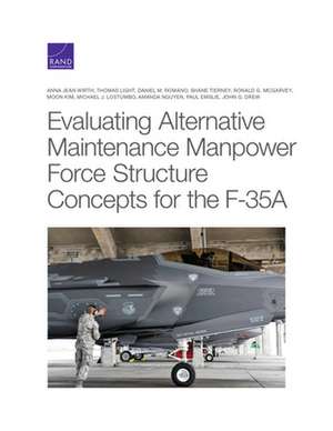 Wirth, A: Evaluating Alternative Maintenance Manpower Force