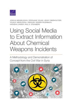 Using Social Media to Extract Information about Chemical Weapons Incidents: A Methodology and Demonstration of Concept from the Civil War in Syria de Joshua Mendelsohn