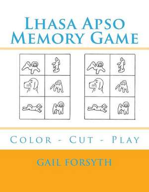 Lhasa Apso Memory Game de Gail Forsyth