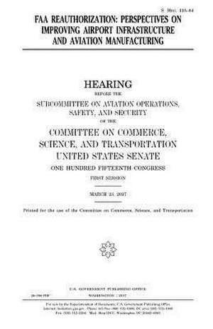 FAA Reauthorization de United States Congress