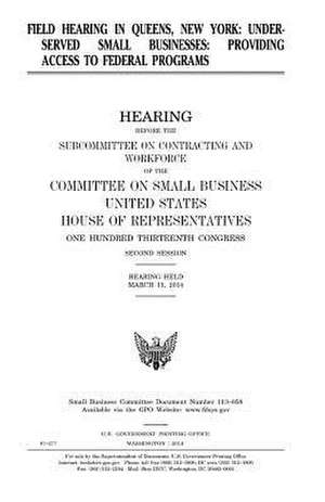 Field Hearing in Queens, New York de United States Congress