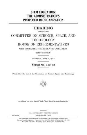 Stem Education de United States Congress