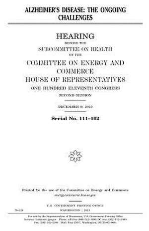 Alzheimer's Disease de United States Congress