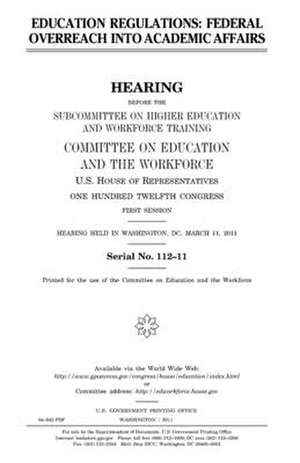 Education Regulations de United States Congress