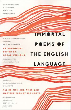 Immortal Poems of the English Language de Oscar Williams