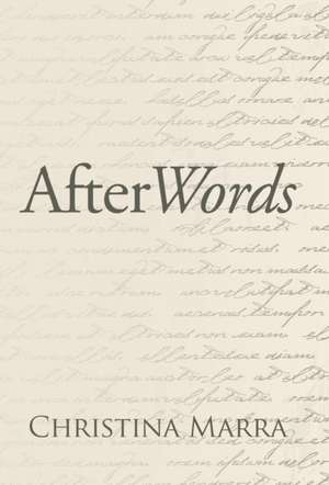 Afterwords de Christina Marra