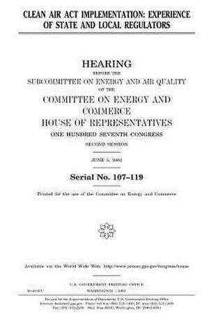 Clean Air ACT Implementation de United States Congress