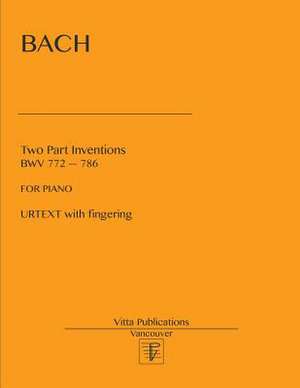 Two Part Inventions de Bach