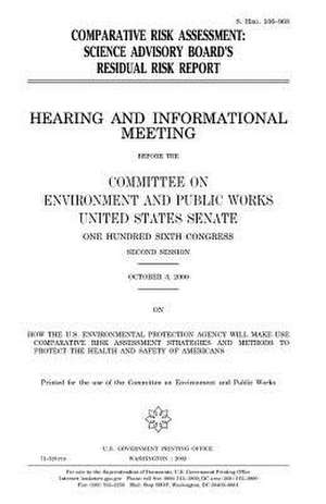 Comparative Risk Assessment de United States Congress