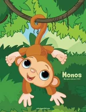 Monos Libro Para Colorear 1, 2 & 3 de Nick Snels