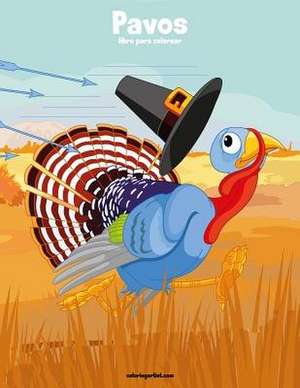 Pavos Libro Para Colorear 1 de Nick Snels