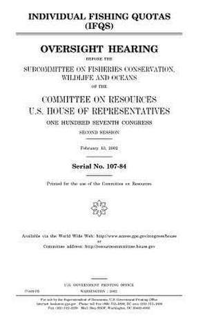 Individual Fishing Quotas (Ifqs) de United States Congress