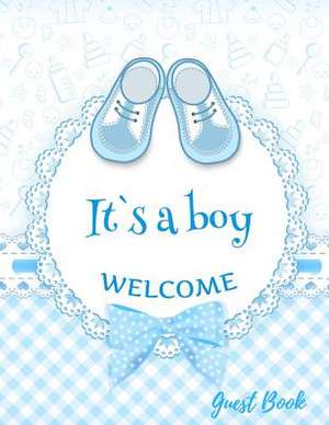 It's a Boy Welcome Guest Book de Soft, Jason