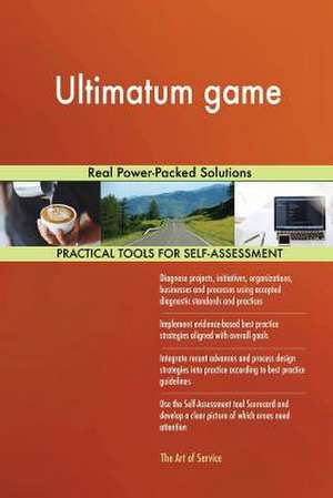 Ultimatum Game de Blokdyk, Gerardus