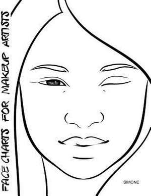 Face Charts for Makeup Artists Simone de Blake Anderson