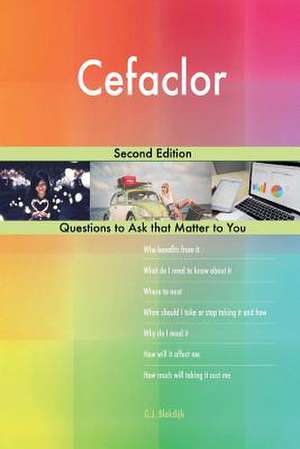 Cefaclor; Second Edition de Blokdijk, G. J.
