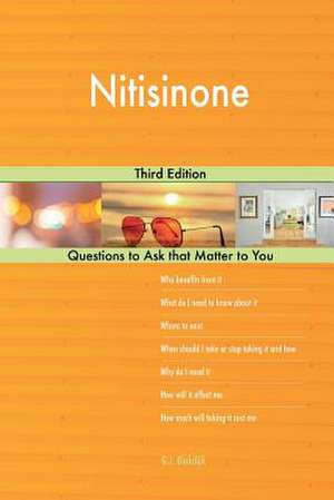 Nitisinone; Third Edition de Blokdijk, G. J.